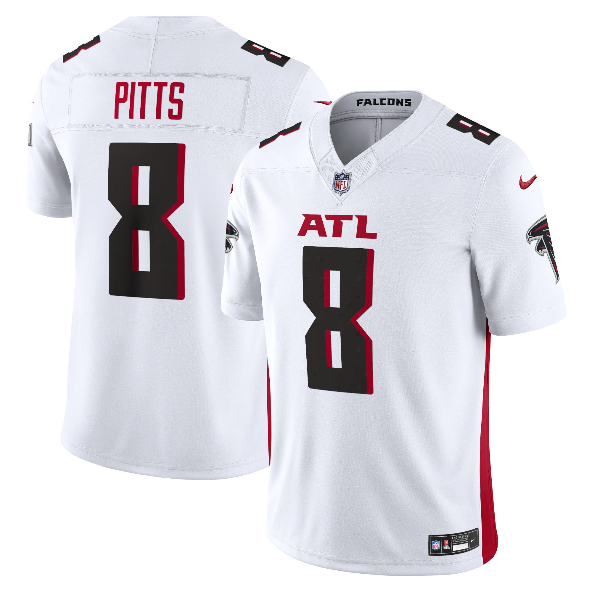 Kyle Pitts Atlanta Falcons Nike Vapor F.U.S.E. Limited Jersey - White mysite
