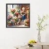 Diamond Painting-DIY Full Round Drill Garden Old Lady