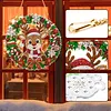 Diamond Painting Kit Christmas Reindeer Wreath 9.45x9.45in