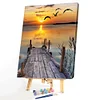 Painting By Numbers - DIY Seagull Bridge(40*50cm)