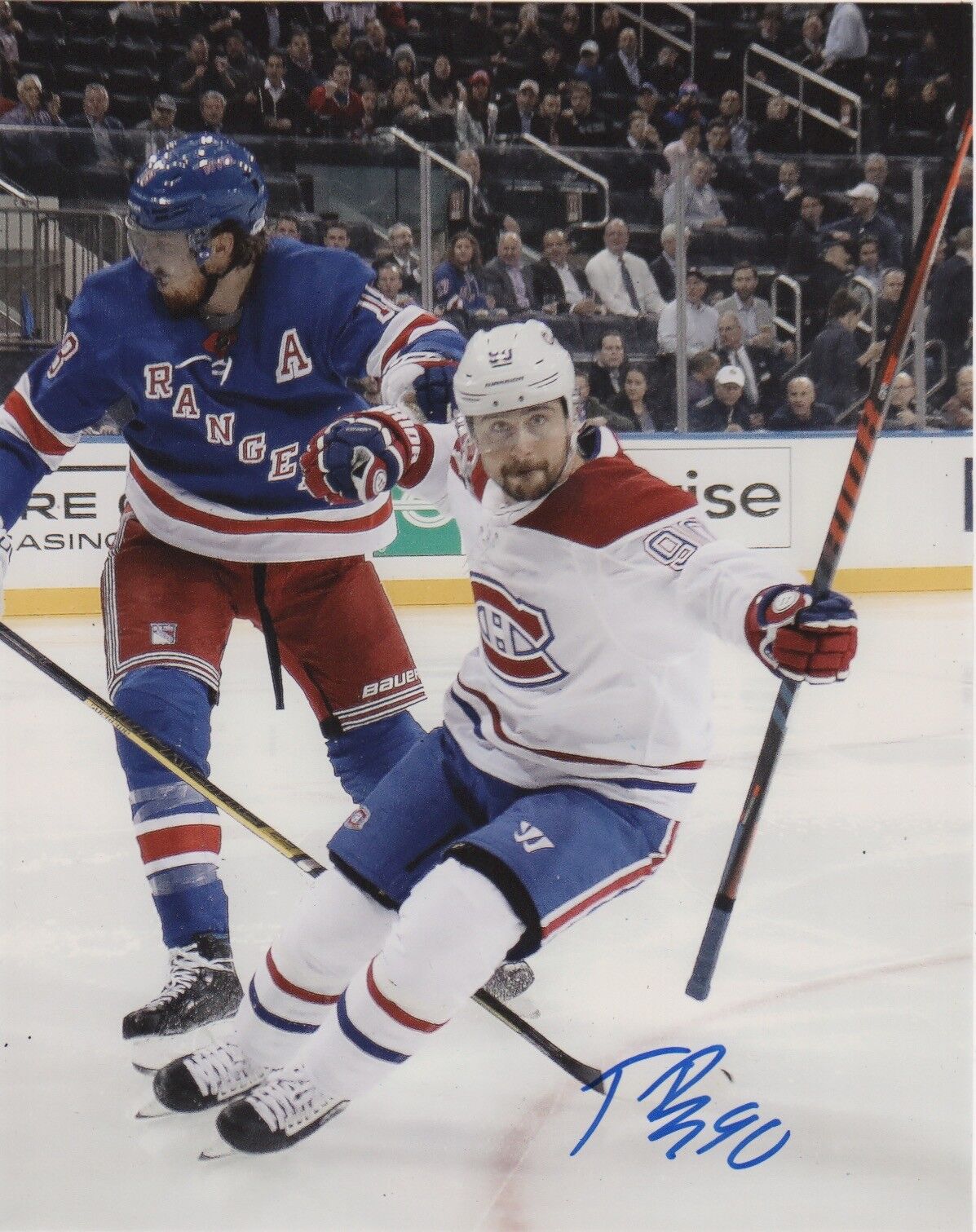 Montreal Canadiens Tomas Tatar Signed Autographed 8x10 NHL Photo Poster painting COA #3