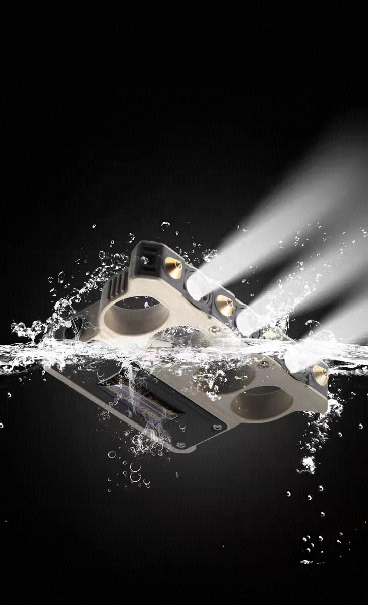 Self-defense tactical flashlight, outdoor multi-functional finger light