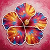 Kits d&rsquo;art en perles en diamants en fleurs en floraison pour adultes avec cadre