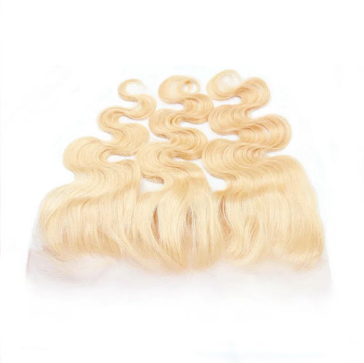 13x4 Body Wave 613# Blonde Undetectable HD Swiss Virgin Human Hair Lace Frontal
