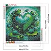 Diamond Painting -DIY Round Drill Love Frog(40x40cm)