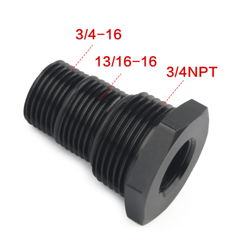 Barrel Thread Solvent Trap Oil Filter Suppressor Adapter 1/228 or 5/8