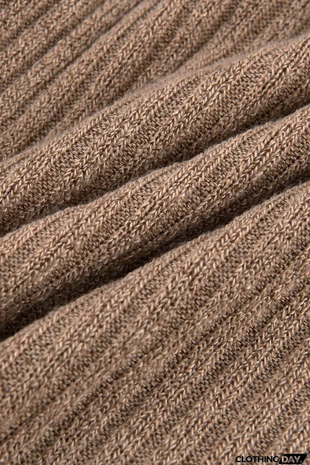 Khaki Casual Solid Split Joint Zipper Hooded Collar Plus Size Jumpsuits