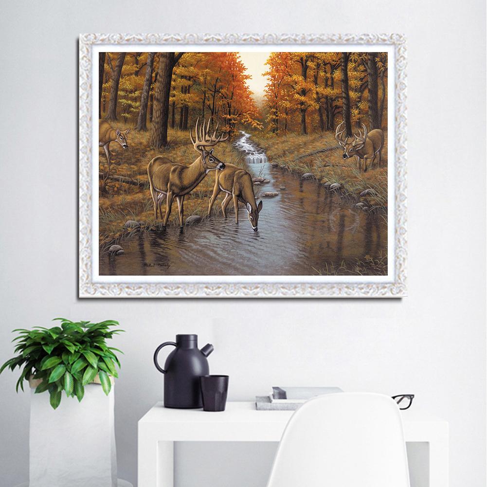 

(Multi-Size) Scenery - Round/Square Drill Diamond Painting - 40*30CM, Square diamond 30*40cm, 501 Original