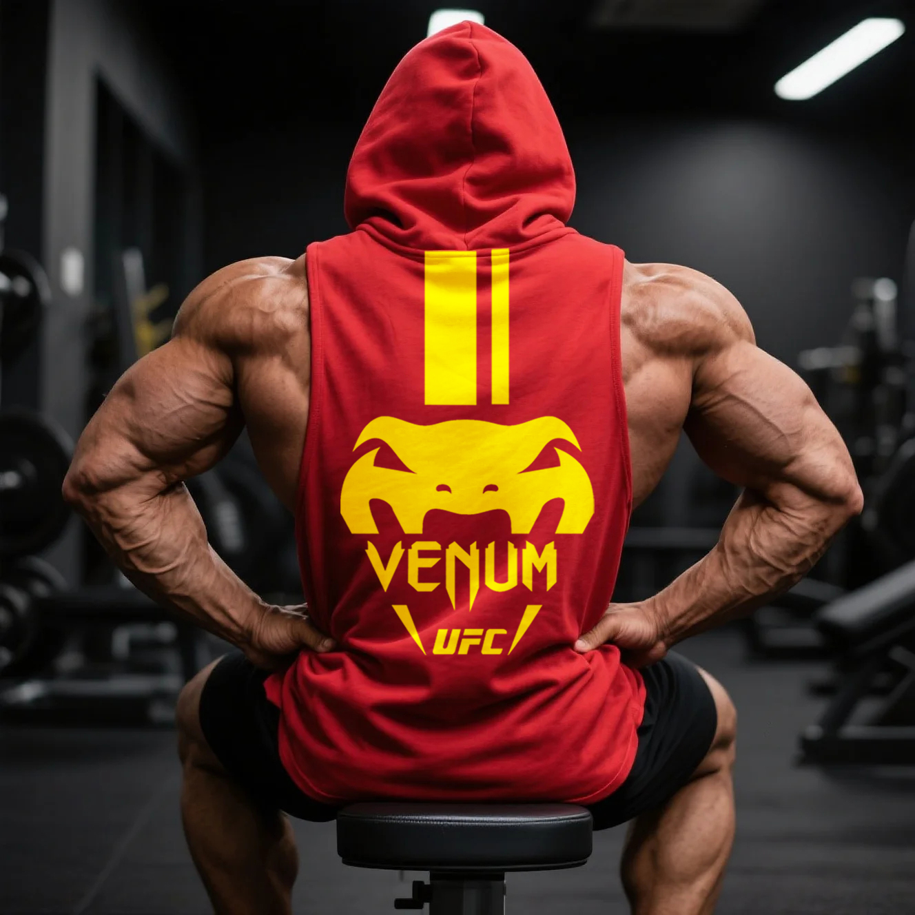  Hooded Sleeveless Gym Top for Men - Perfect for Fitness Enthusiasts
