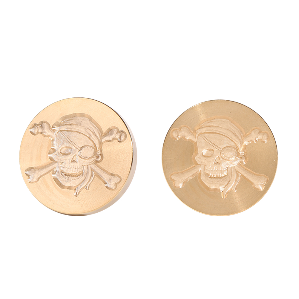 

25mm Skeleton Pirate Wax Seal Stamp Copper Head - Wax Seal Stamp, 501 Original