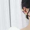 Boucles D'oreilles Fleur Papillon &Eacute;l&eacute;gantes Avec Pompons