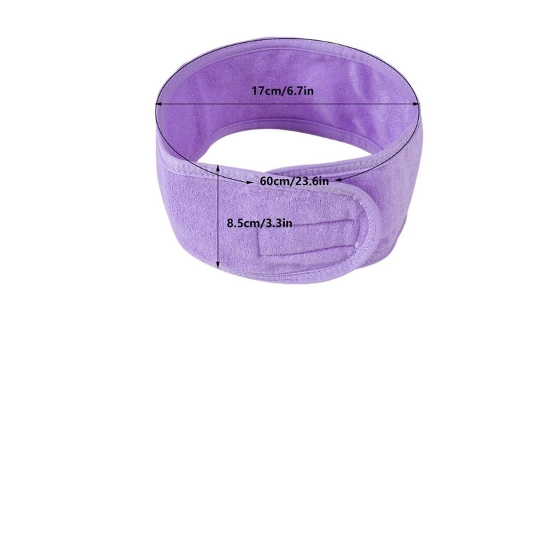 Minimalist Unisex Solid Color Cotton And Linen Spa Headband