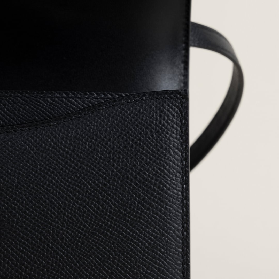 Constance 18CM Epsom 89 Noir RGHW