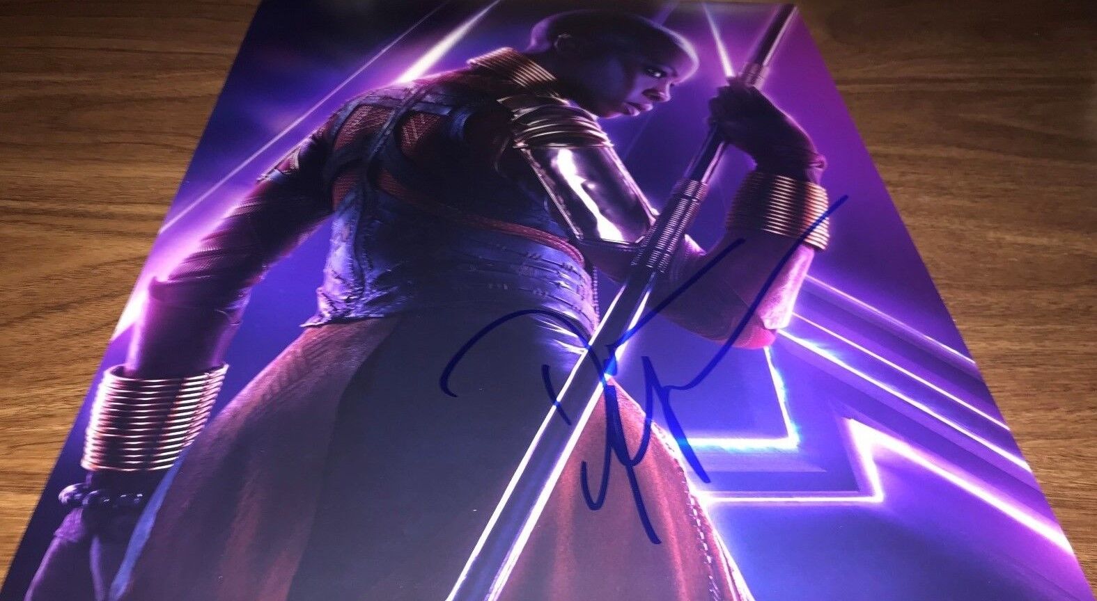 Danai Gurira Black Panther Infinity War Signed 11x14 Photo Poster painting COA As Okoye Proof