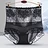 Lidudu Women Sexy Lace High Waist Panties Big Size Lingerie Female Pants Seamless Briefs Breathable Lady Underwear Нижнее Бельё Женское