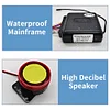 12V Motorbike Unlock Device 2 Way Automatic Burglar Alarm Motorbike Alarm System