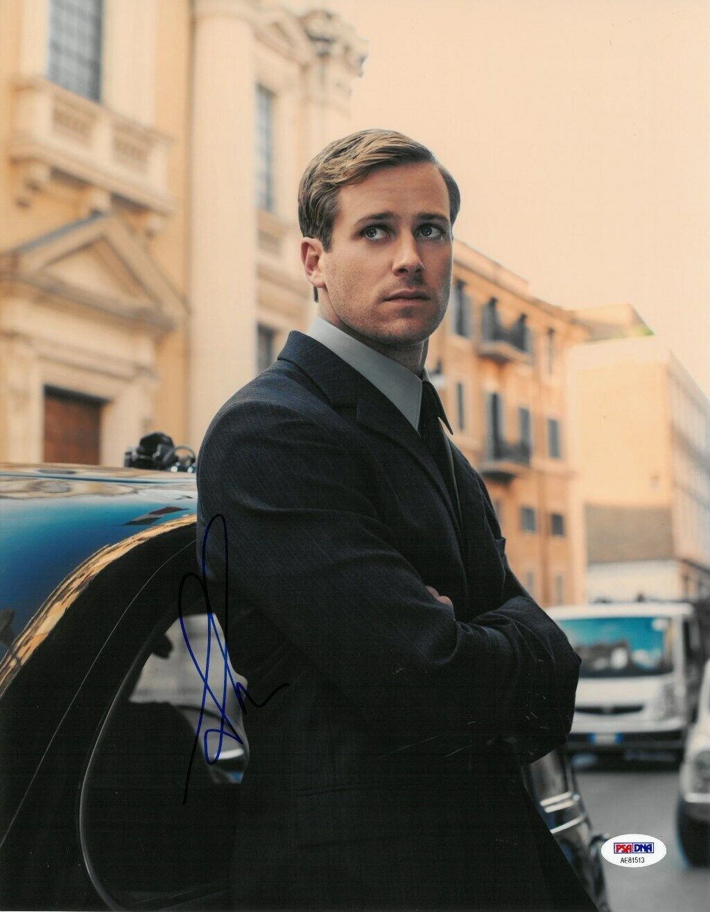 Armie Hammer Signed Man From Uncle Autographed 11x14 Photo Poster painting PSA/DNA #AE81513