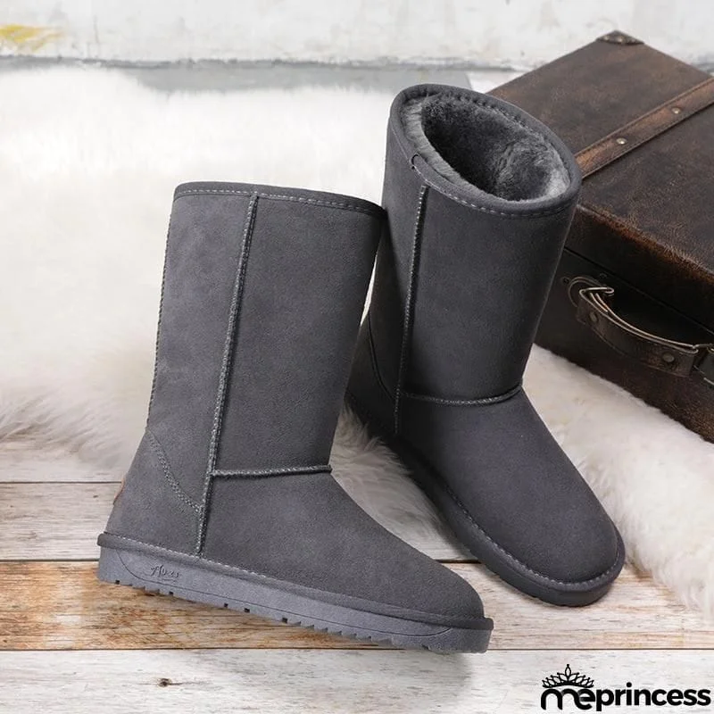 Faux Fur Waterproof Winter Boots