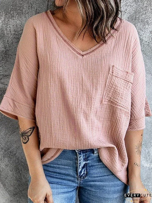 Versatile V-Neck T-Shirt for Women