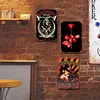 3PCS Musique - Ensemble de panneaux en m&eacute;tal(20*30cm/30*40cm) - Musique