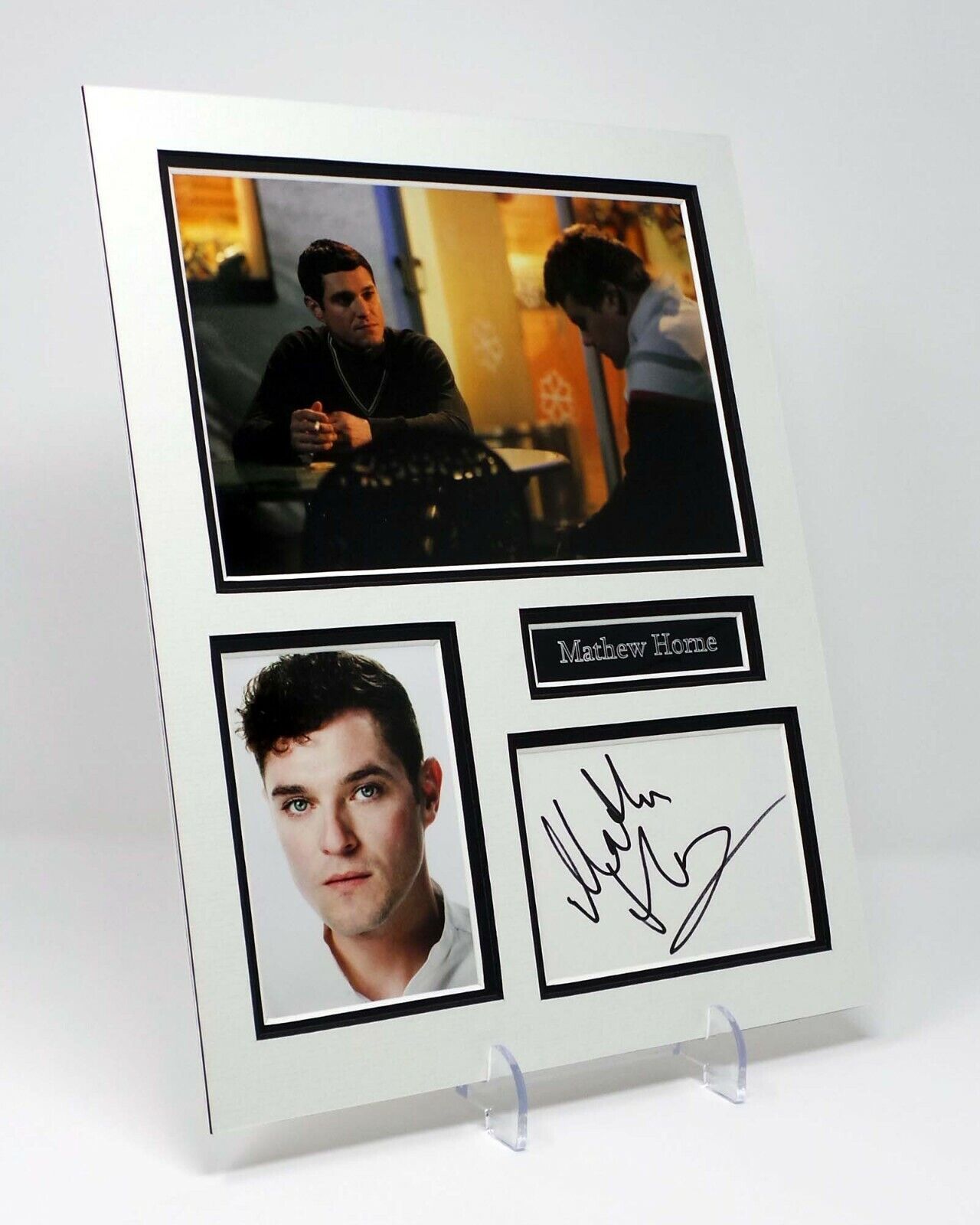 Matthew HORNE Signed Autograph Mounted Photo Poster painting Display AFTAL COA Gavin & Stacey