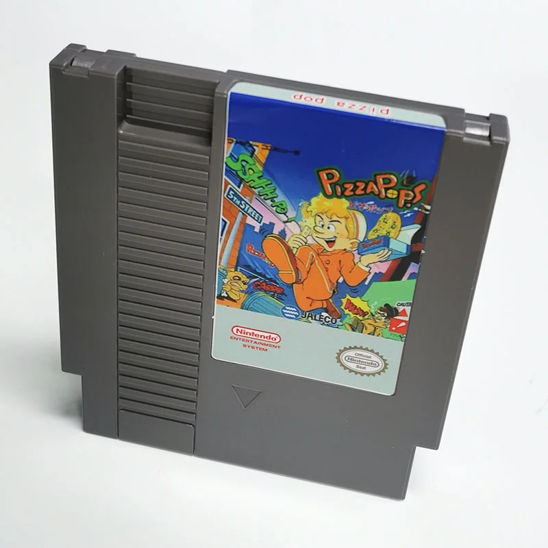 Pizza Pop! For Nintendo NES - 8 Bit Game Cartridge