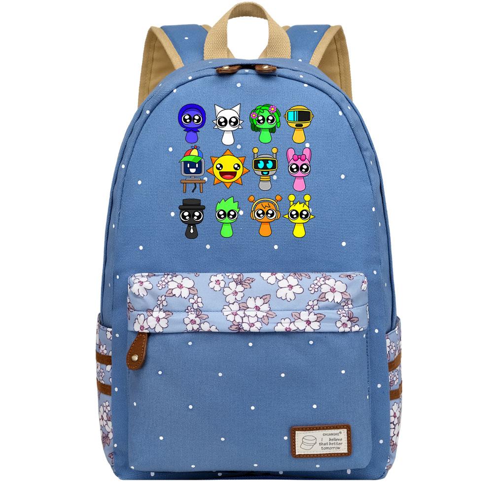 Mayoulove Sprunki Backpack Lightweight Design Water-Resistant Suitable for School Adventures-Mayoulove