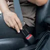 2Pcs Car Seat Belt Clip Extender Bling Car Seat Belt Tongue (White Diamond)