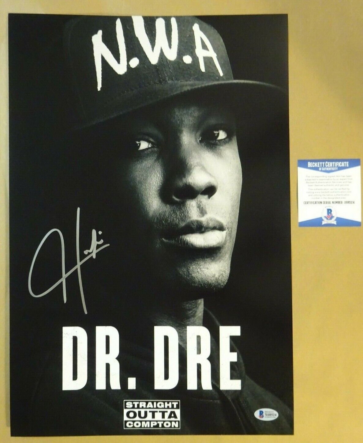 Signed COREY HAWKINS Autographed STRAIGHT OUTTA COMPTON 12x18 Photo Poster painting BECKETT COA