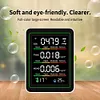 Smart Air Quality Monitor Real-Time Indoor WiFi Air Quality Detector for AQI CO2