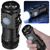 Mini LED Flashlight USB C Rechargeable Hat Clip Light for Camping Emergency