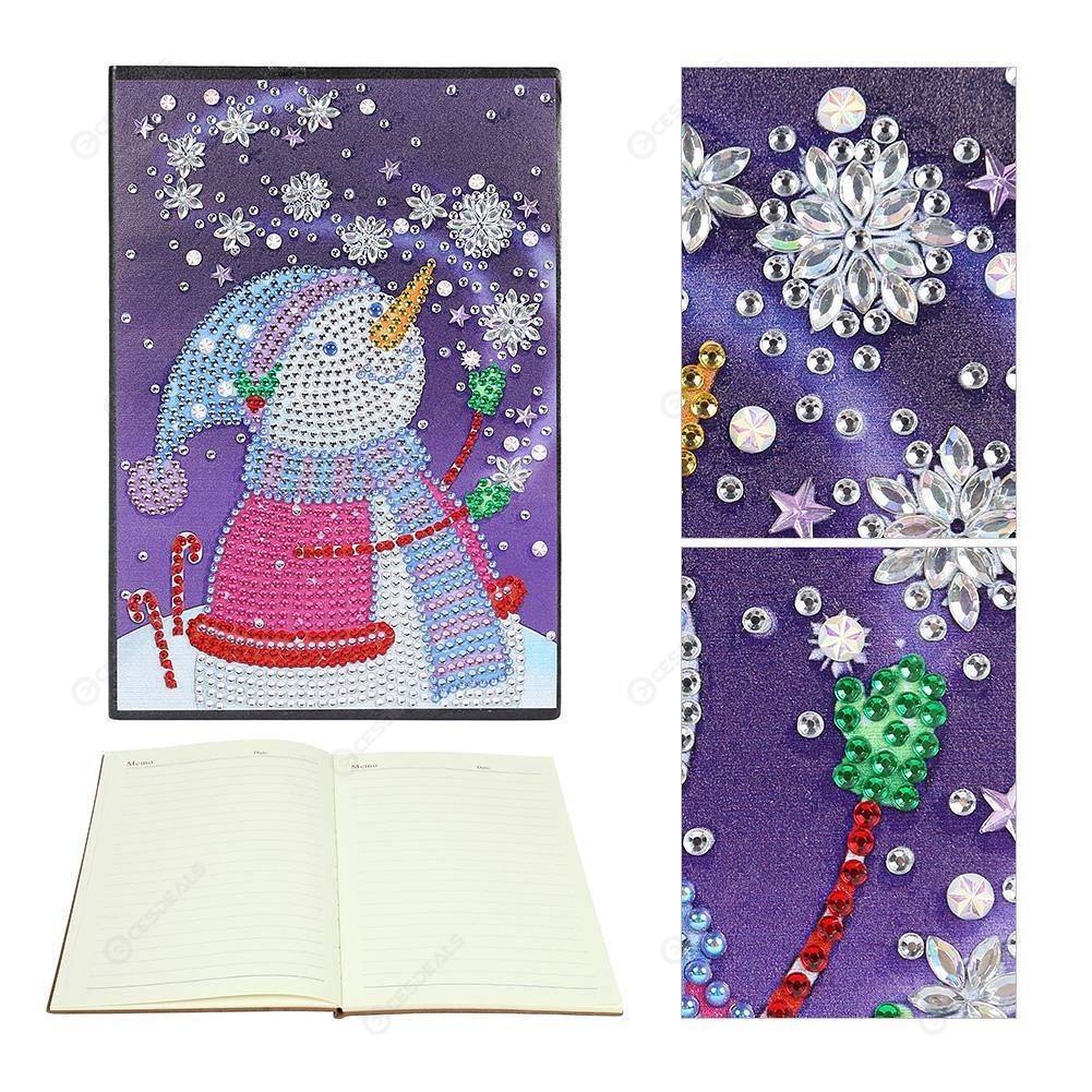 

Christmas-DIY Creative Diamond 60 Pages A5 Notebook, 501 Original