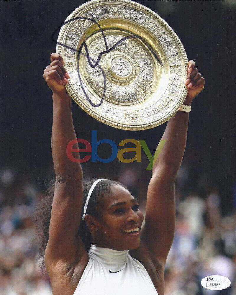 SERENA WILLIAMS SIGNED TENNIS 8X10 Photo Poster painting WIMBLEDON AUTOGRAPH reprint