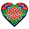 DIY Special Shaped Crystal Painting Classic Heart Mandala Storage Box Ornament Kit
