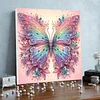 Framed Diamond Painting - Special Shaped - Butterfly (25x25cm)