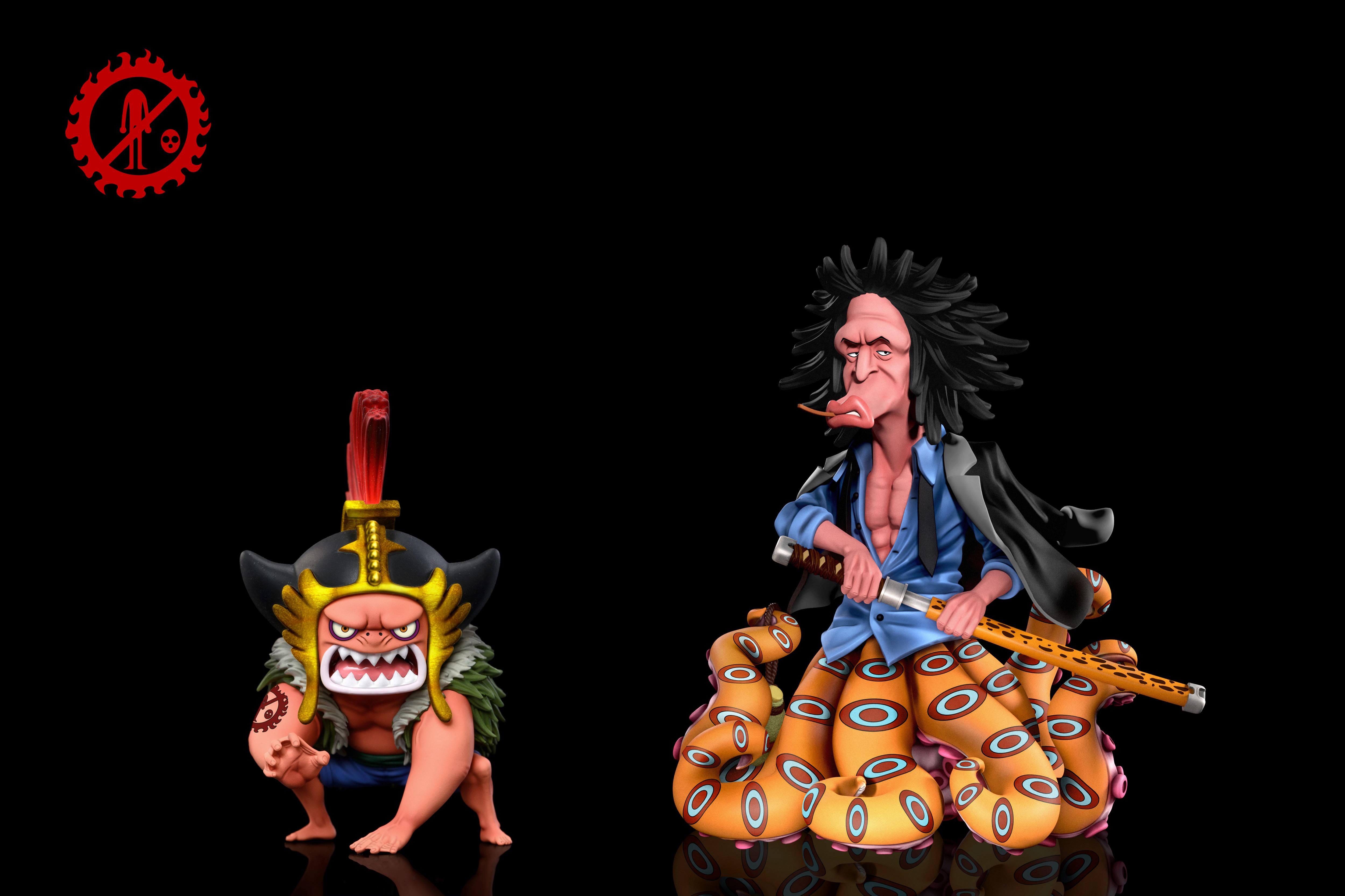  A Plus Studio - ONE PIECE  - New Fish-Man Pirates Series 004 Daruma & Hyouzou Statue(GK)-