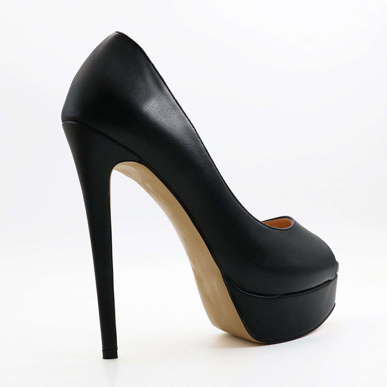 5.9" Platforms Sky High Heels Matte Pumps-vocosishoes