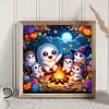 >SALE<5D DIY Full Round Drill Diamond Painting Ghost Home Decor Art Craft30x30cm