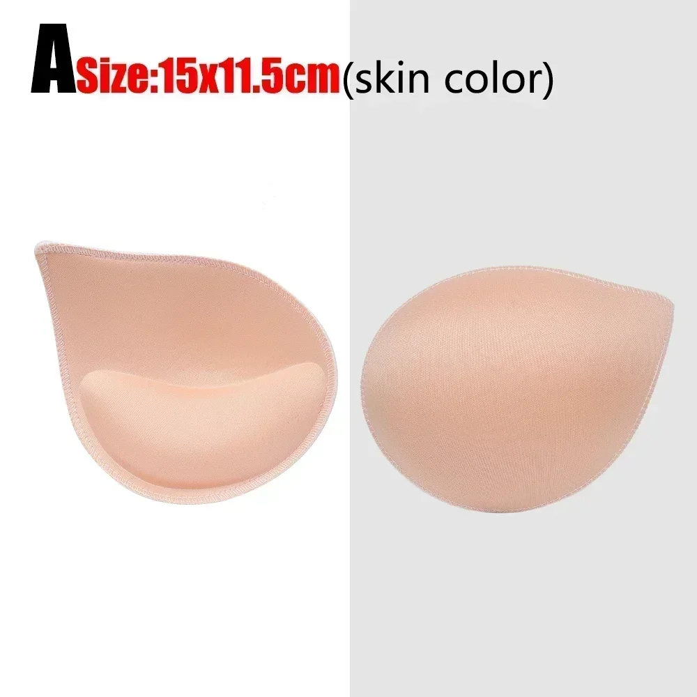 Bayuyun 3D Removable Push Up Bra Pads Inserts Women Underwear Breast Lift Breathable Sponge Padded Bra Pad Lining Swimsuit Bra Insert