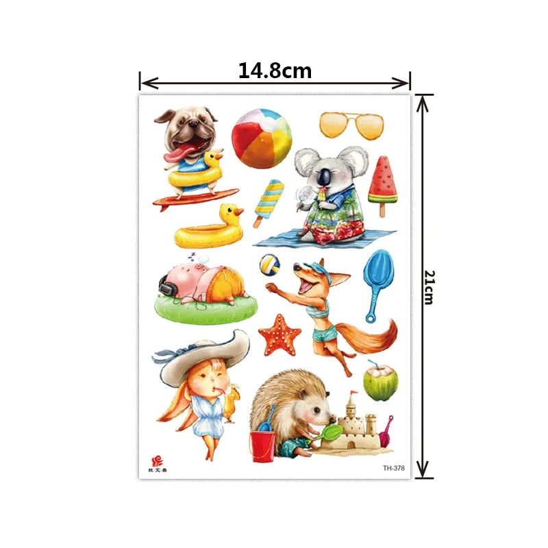 Flower arm tattoo stickers half arm tattoo stickers flower creative tattoo stickers waterproof and durable