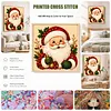 Christmas Needlepoint Kit 14CT Stamped Cross Stitch 30x30cm tapestrymarket