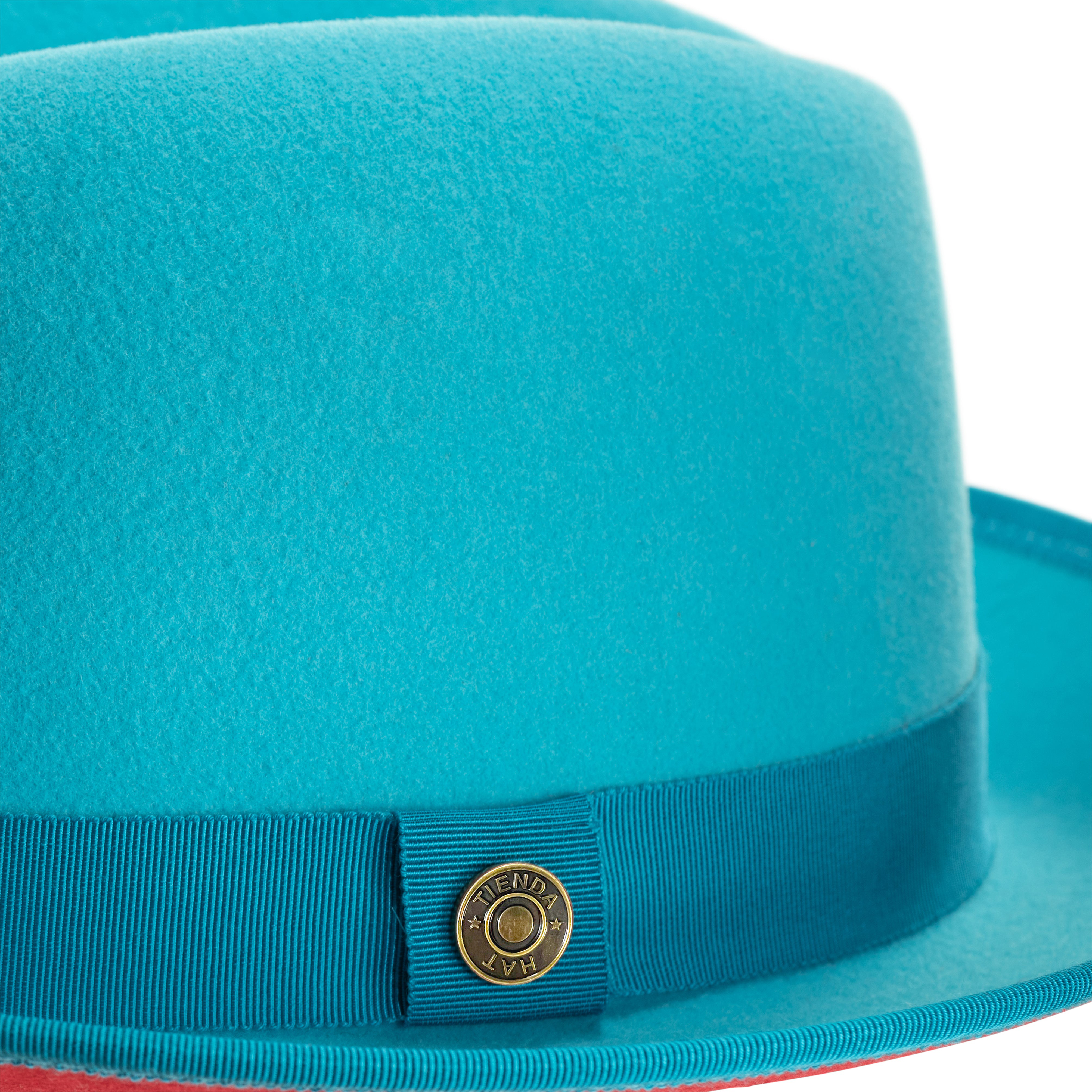 Classic Center-creased Fedora-King (Ocean Blue)
