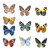 DIY Embroidered Butterfly Brooch Embroidery Butterfly Lapel Pin Clothes Decoration for Backpack Pants T-Shirt Jacket Bags Dress Jeans