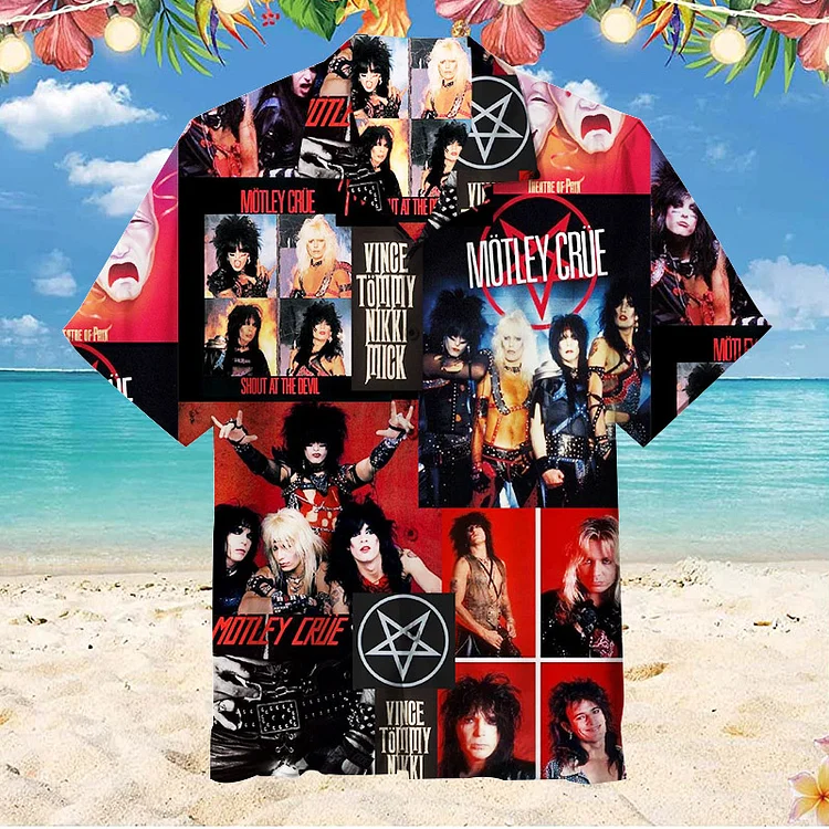 Mötley Crüe |Unisex Hawaiian Shirt