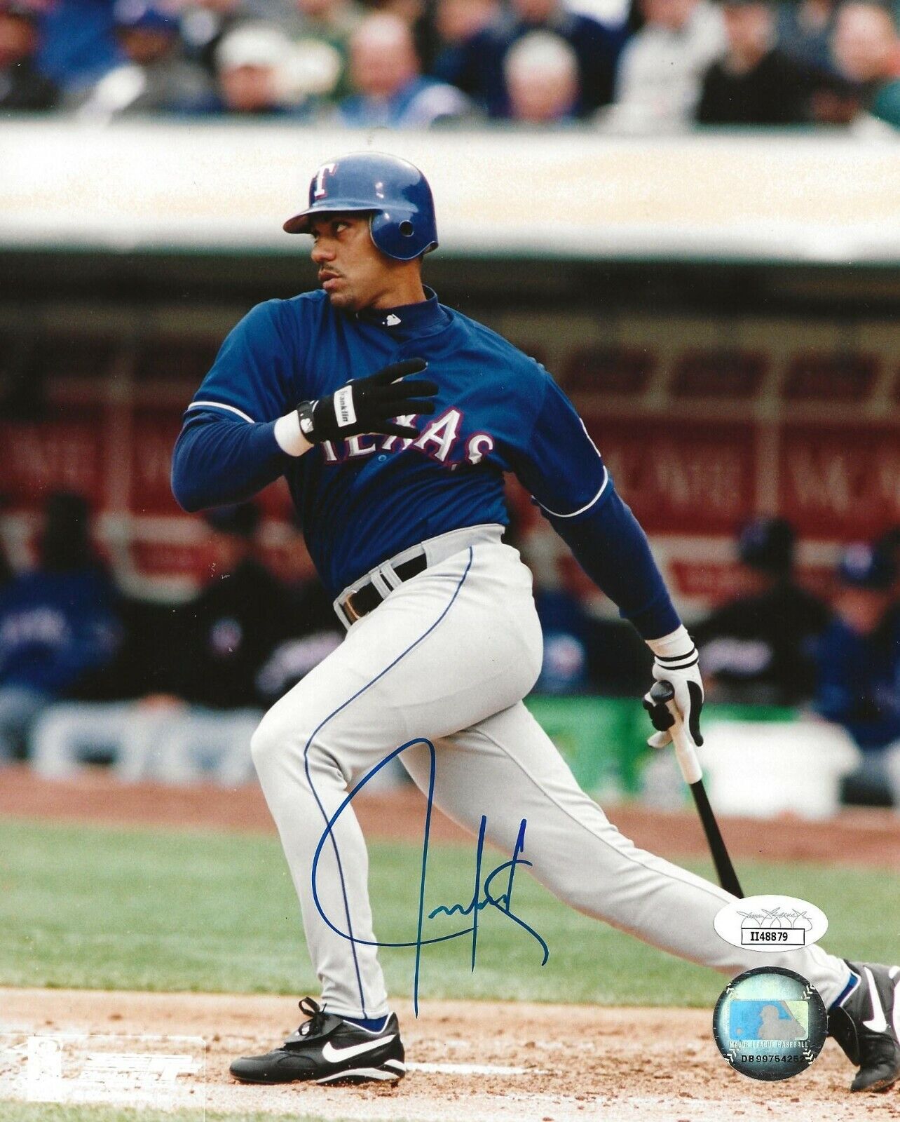 Juan Gonzalez signed Texas Rangers 8x10 Photo Poster painting autographed JSA