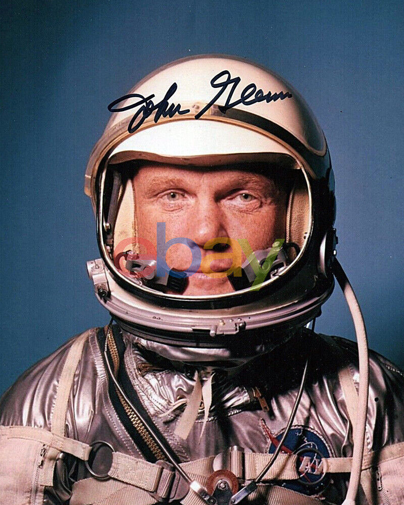 John Glenn Signed 8x10 Autographed Photo Poster painting reprint