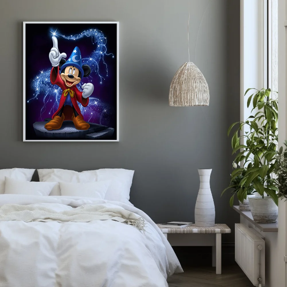 Full Round Diamond Painting 30*40cm - Magic Mickey