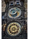 Prague Astronomical Clock Wooden Retro Refrigerator Magnet Gear Rotating 3D Magnetic Refrigerator Magnet Czech Travel Souvenir