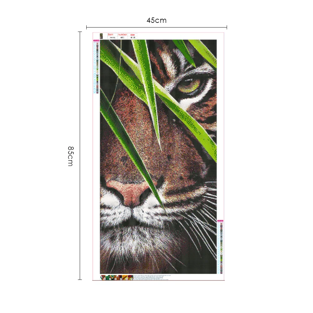 Diamond Painting - Full Round Drill - Tiger (85*45cm)