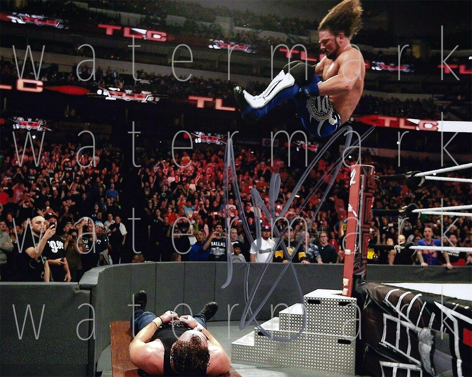 WWE AJ Styles signed 8x10 8X10 Photo Poster painting picture poster autograph RP